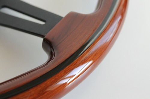 Steering Wheel Wood Fits For HONDA Acty Van Bus Wooden 90-00' - Picture 11 of 15