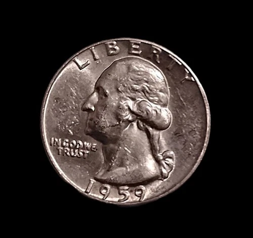 1959 Silver Washington Quarter P  BU