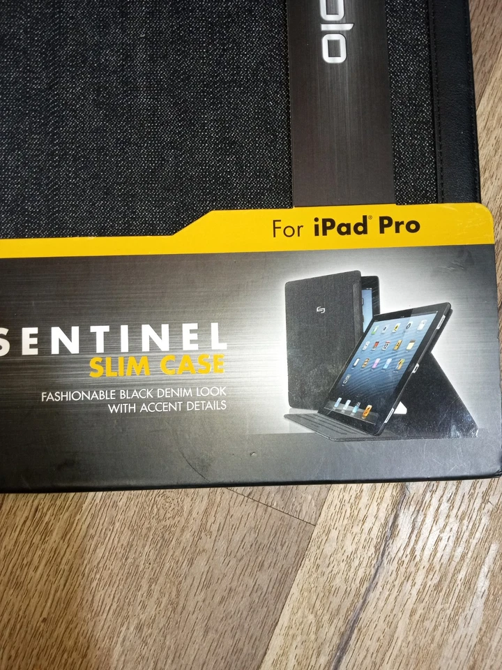 Solo Sentinel Slim Case for iPad Pro - Black Denim - Image 3 of 4