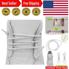 Elastic No-Tie Shoelaces for On Cloud 5  6 Sneakers - 20 Inch Stretchy Laces