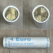 Austria - 40 pcs х 10 Cents 2025 UNC roll Lemberg-Zp