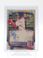 NATANAEL YUTEN 2025 BOWMAN CHROME DRAFT 1ST SUPERFRACTOR AUTO 1/1 Q5547