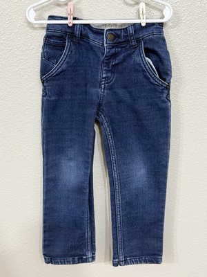 Cat & Jack Toddler Boys Blue Straight Leg Jeans Medium Wash Denim Size 3T