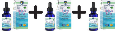 3 x Nordic Naturals Baby's DHA Vegetarian, 835mg - 30 ml. (527,50 EUR/L)