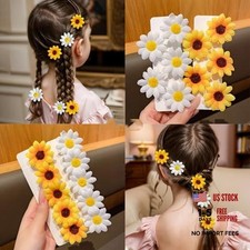 Large Sunflower Daisy Hair Clips for Women - Sunflower Flower Design