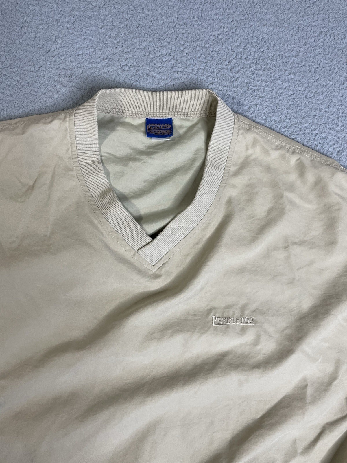 Vintage Pendleton Nylon Polyester Pullover Jacket… - image 2