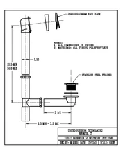 Plumb Pak 64W Polished Chrome Trip Lever Bath Drain