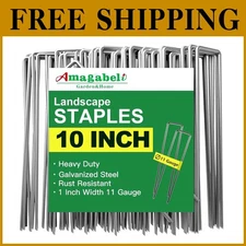 Rust-Resistant Landscaping Staples for Weed Barrier