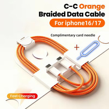 USB C to USB C 1m USB C Fast Charging WireType Phone 17/16 Pro Max Plus for iPad