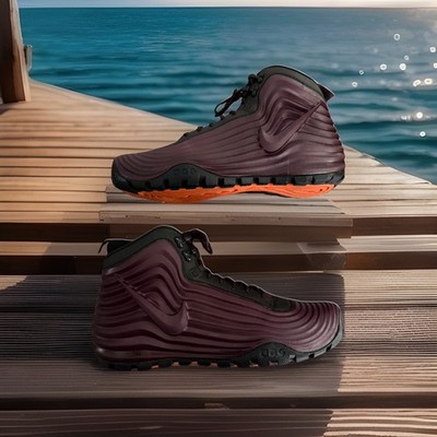 NIKE ACG LUNARDOME 1 FOAMPOSITE WATERPROOF SNEAKERBOOT BURGUNDY MENS SIZE 11