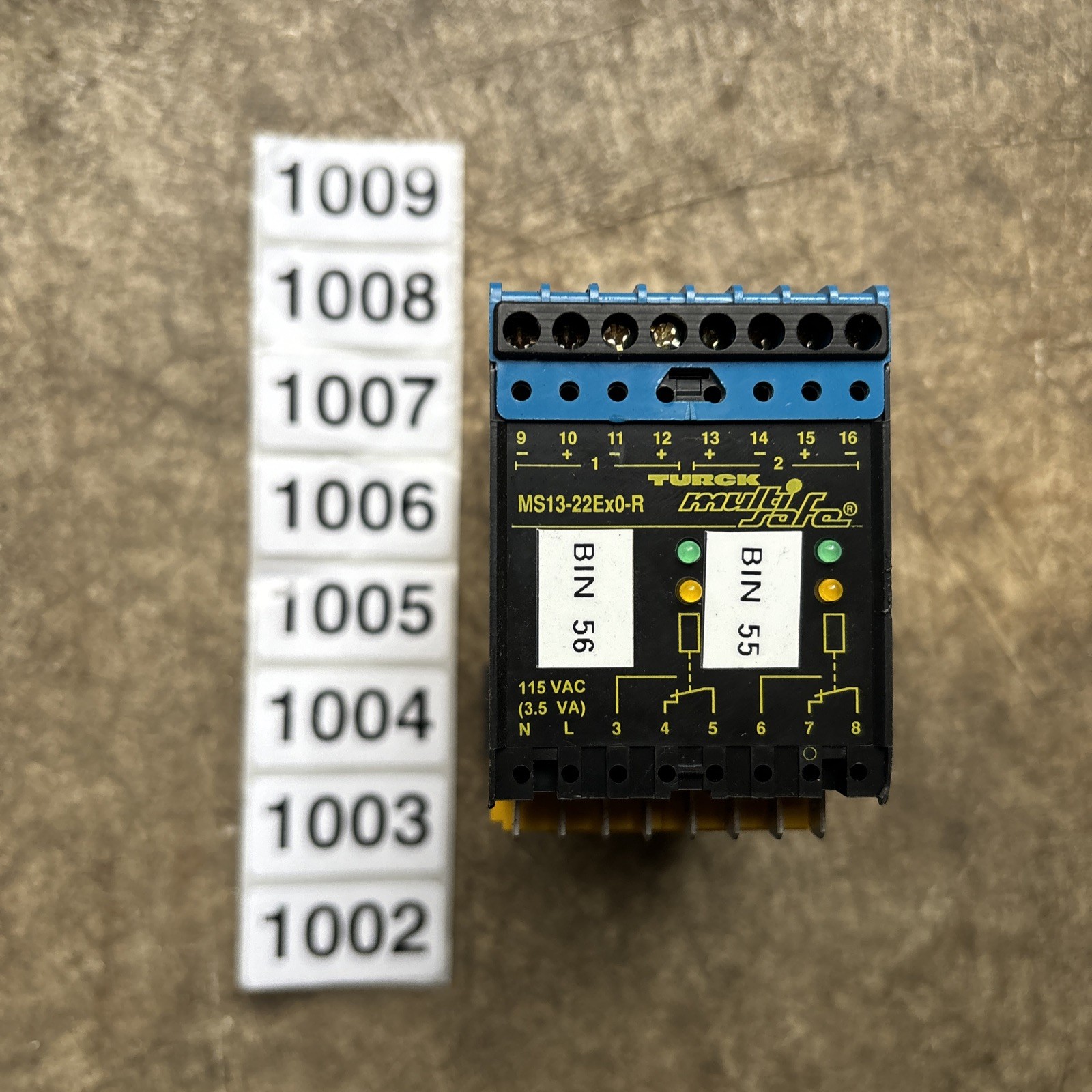Turck MS13-22 Ex0-R Amplifier Relay , used