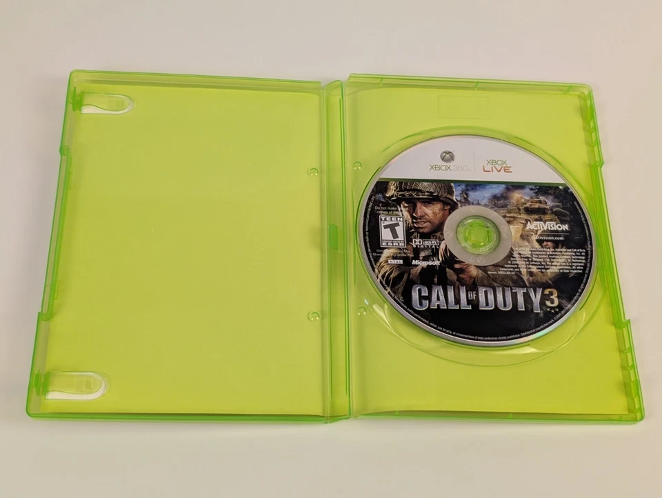 Call of Duty 3 (Microsoft Xbox 360, 2006) ➡️No Manual- Tested  & Working 🎮 - Image 3 of 4