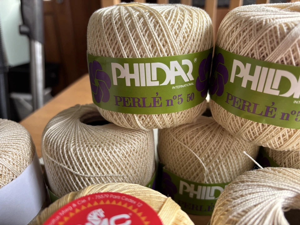 350g Phildar Perle 100g DMC job lot crochet cotton  - Image 4 of 4