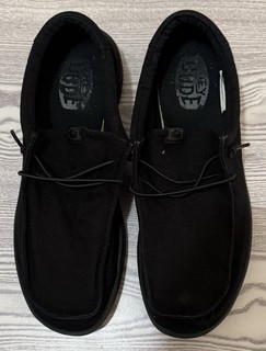 Men’s HEYDUDE Hey Dudes Wally Work Wide Black Shoes Size 15