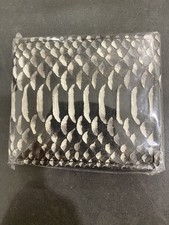 Men's Python Leather Bifold Wallet Real Genuine Snake Skin