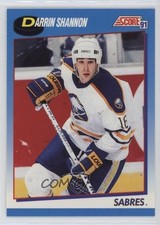 1991-92 Score Canadian Bilingual Darrin Shannon #438 8sr