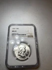 1957 BU 50C Silver Franklin Half Dollar NGC MS 63!