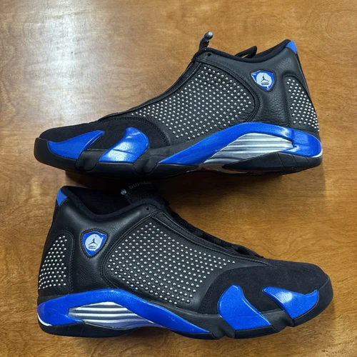 OCCASION Supreme Air Jordan 14 Retro Noir Varsity Royal BV7630 004 TAILLE 12