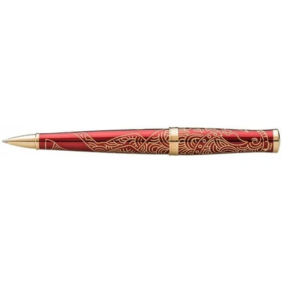 Cross Special Edition Year of The Horse Red Lacquer Ballpoint Pen 23K Gold Box