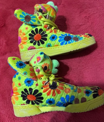 ★レア名作★adidas JS BEAR 花柄 スニーカー 25cm相当 Used ADIDAS×JEREMY SCOTT Adidas JS Bear Flower Power Size 11 | eBay