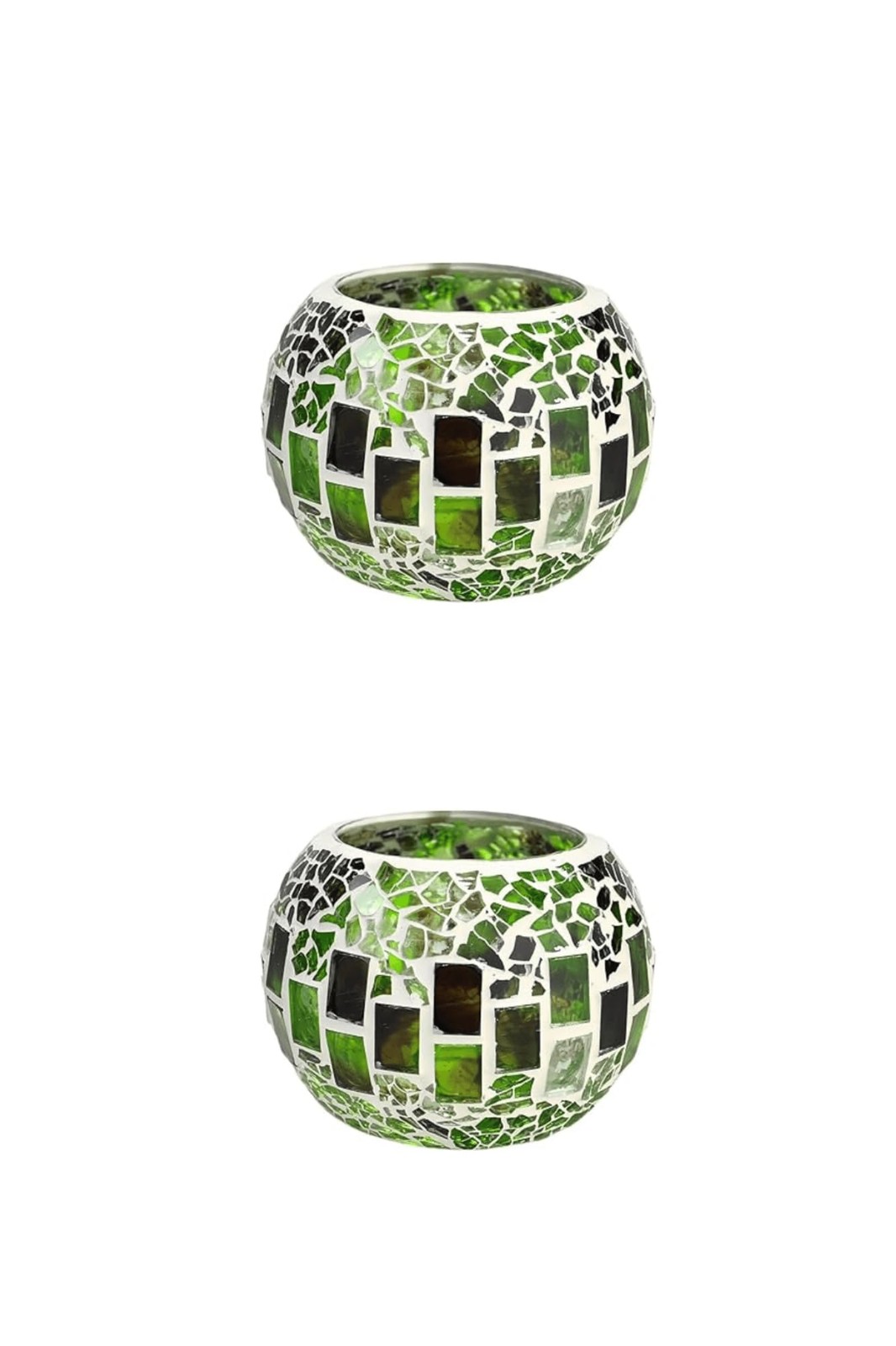 Centerpiece Luxury Mosaic Glass Dining Table Set Of 2