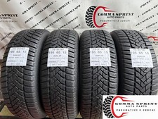 4 PNEUMATICI DI OCCASIONE 195/65/15 DUNLOP INVERNALI SEMINUOVE GOMME 195 65 15