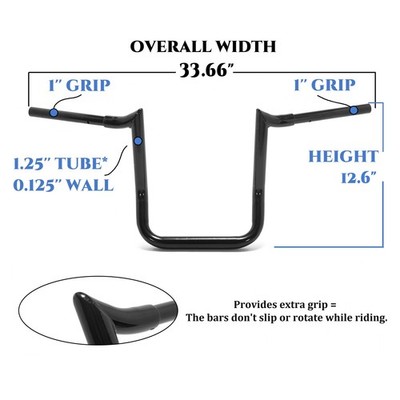 Handlebar for Kawasaki Vulcan 1700 Voyager Vaquero 1700 VN1700K VN1700J VN1700A