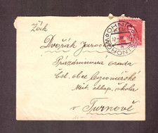Sudetenland kleiner Brief Stempel WOHONTSCH 2