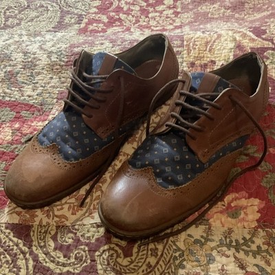Fred Perry x Drake's Leather dress shoes, size 44 US 10 Made in Portugal Limited