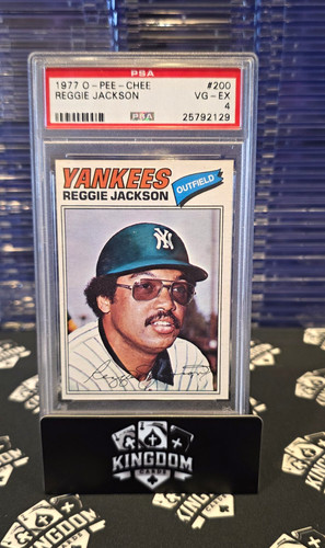 1977 O-Pee-Chee Reggie Jackson #200 PSA 4 VG-EX Yankees HOF Vintage