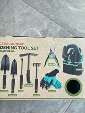 TORELLI ~ 9-teiliges ergonomisches GARTENWERKZEUG-SET * Neu im Karton