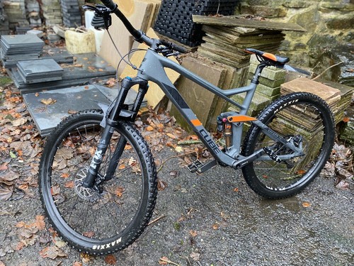 Cube Stereo 140 HPC Race 27.5 Mountain Bike 2019 Grey/Orange 20 inch frame  | eBay