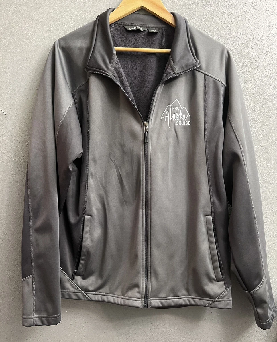 Eddie Bauer Jacket Adult XL Gray Outdoors Parka Zip Coat Mens FRC