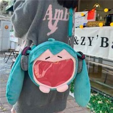 Cute Hatsune Miku Anime Figure Itabag Shoulde...