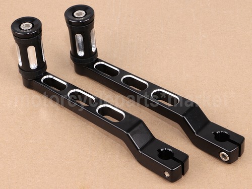 Heel Toe Shifter Pegs Brake Arm Lever Shift Linkage For Harley Road Glide FLTRU - Foto 7 di 11