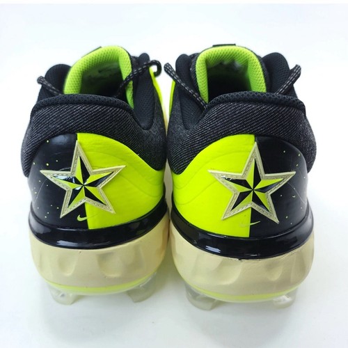 Nike Alpha Huarache Elite 4 Low MCS Baseball Black/Lime FV6096-001 Men Size 11.5 - Picture 3 of 5