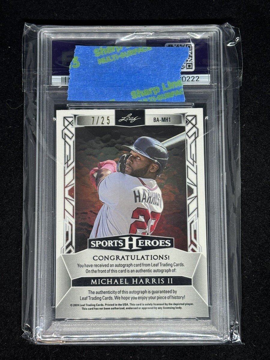 1st BOWMAN AUTO MICHAEL HARRIS Ⅱ PSA10 MICHAEL HARRIS II 2021 Bowman Draft Sky Blue /499 PSA 10 #BD