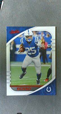 2020 Panini Absolute Red #39 Marlon Mack Colts