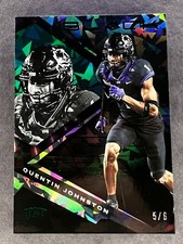 2023 Panini Chronicles Draft Picks - Black Cracked Ice 5/6 TCU Horned Frogs (RC)