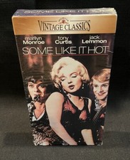 Some Like It Hot VHS 1997 Vintage Classics Marilyn Monroe Tony Curtis Comedy