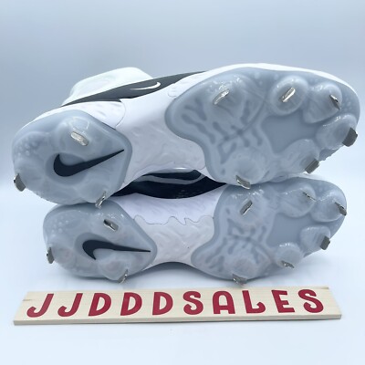 Nike‎ Alpha Huarache Elite 4 Mid Baseball Cleats White Tint FD2744-101 Men’s 7 Nike Alpha Huarache Elite 4 Mid Baseball Cleats White Tint  main image 4
