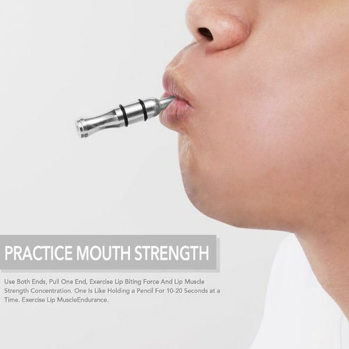 Adore Pro Trumpet Embouchure Personal Training Device Silver - Picture 3 of 5