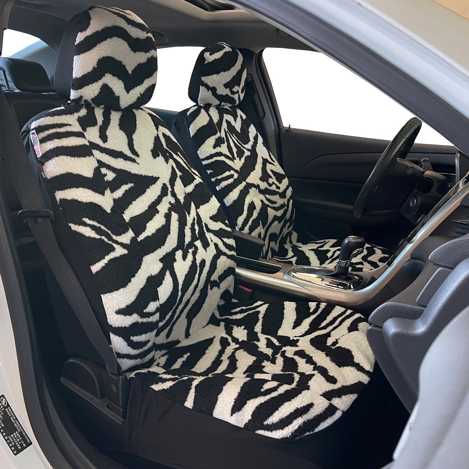 Seat Covers For Volkswagen VW Amarok 20112023 Faux Sheepskin ZEBRA