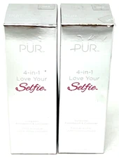 (2) Pur 4-In-1 Love Your Selfie Foundation & Concealer 1 fl oz New In Box DP3