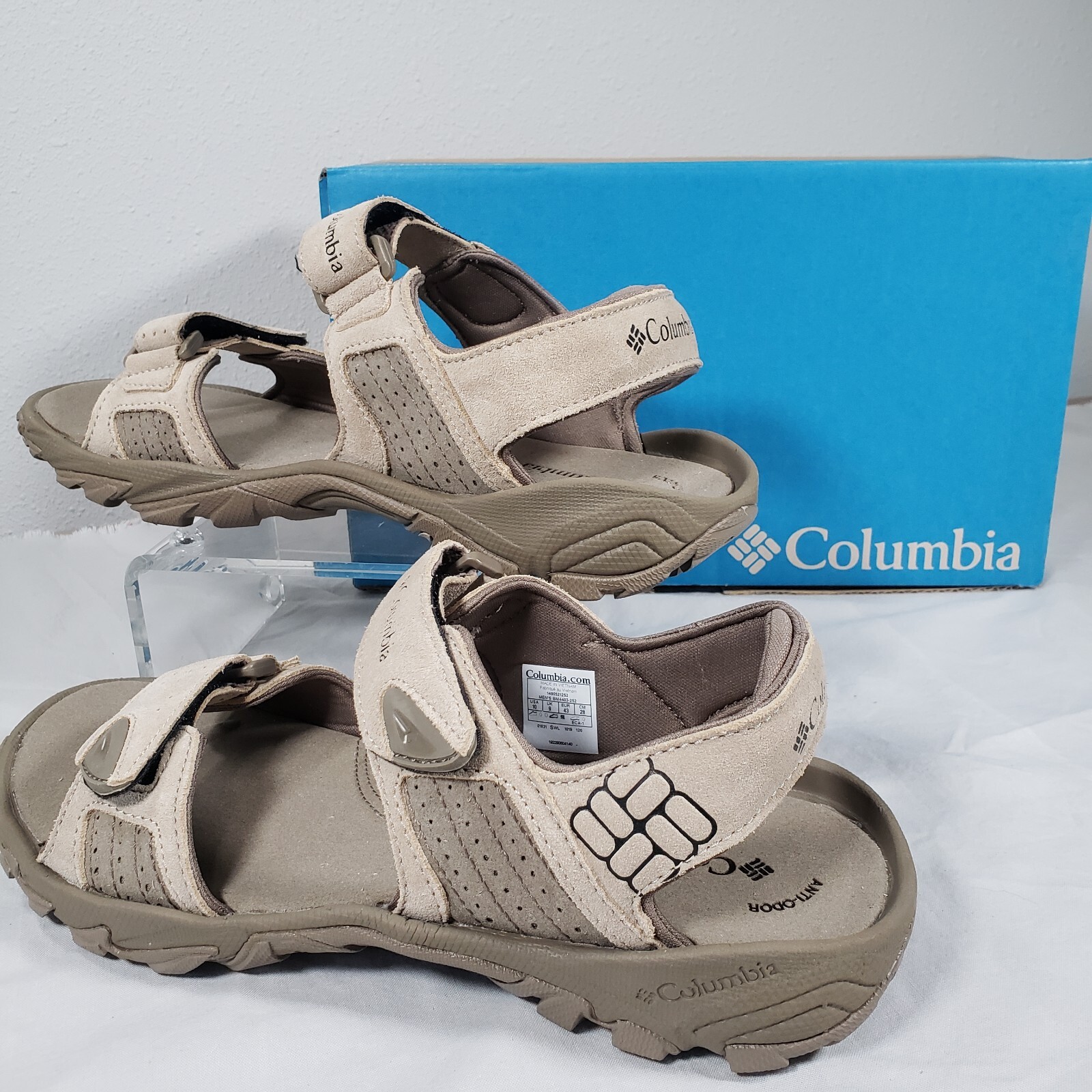 NEW Columbia Ridgeway Sport Men Sandal Shoes Size 10 Sand bm4403-252 | eBay