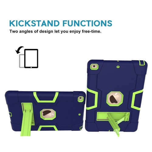 Hybrid Heavy Duty Armor Rugged Gel Stand Case Cover For iPad 10.2" 7th Gen 2019 - Picture 62 of 92