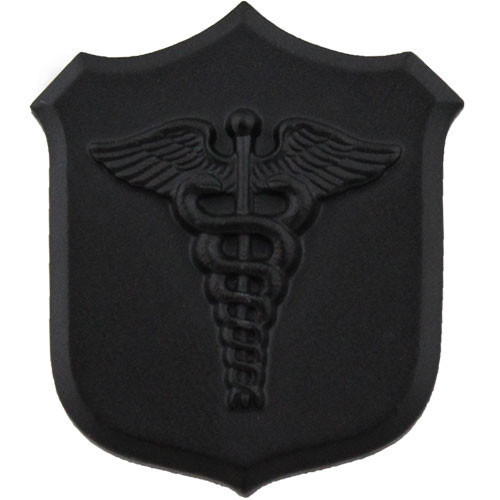 CORPSMAN HM HAT LAPEL PIN UP BLACK DOC FMF US NAVY USS MARINES CADUCEUS HOSPITAL - Picture 1 of 24