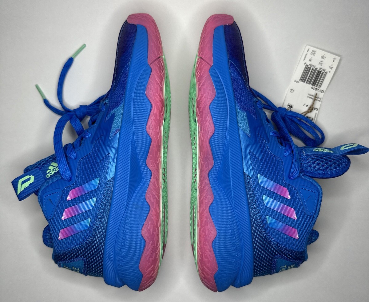 Adidas Dame 8 J Battle Of The Bubble Blue Basketball Shoes