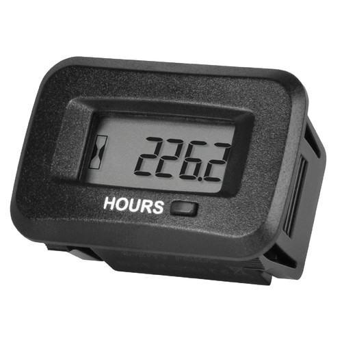 AC/DC 5V to 277V Digital Hour Meter Outboards Hour Meter for Mower ATV
