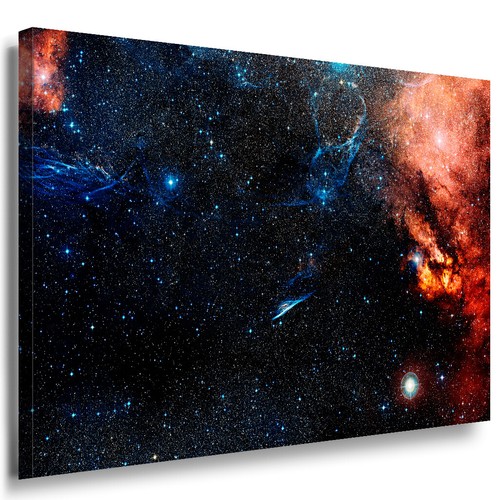 Tableau Toile XXL Drapeau Union Européenne - AK ART, Prêt à Accrocher